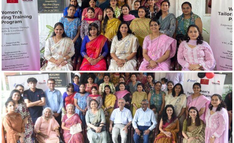 Vashi Parivaar Foundation launches tailoring training for Army families