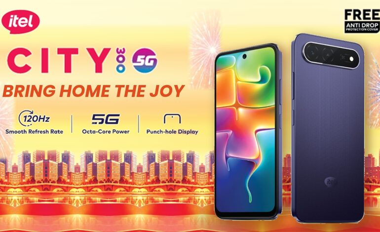 itel launches City 300 5G smartphone at ₹14999