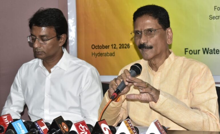 Marri Shashidhar Reddy urges long-term drought strategy, nationwide water conservation
