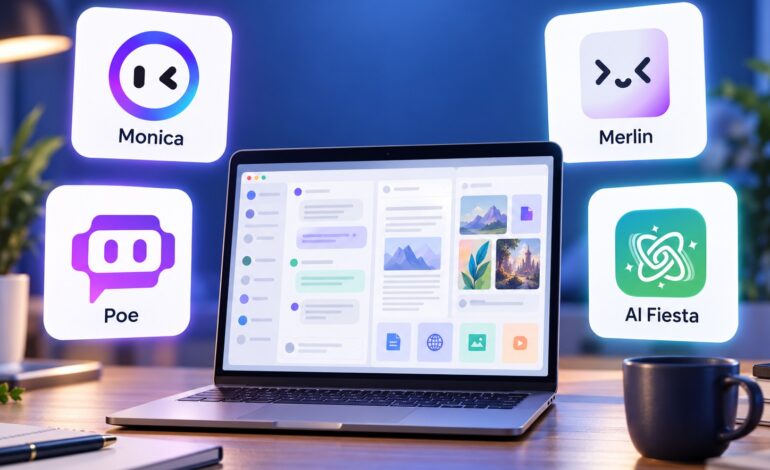 Multi-model AI platforms bring chat, research and creative tools into one interface