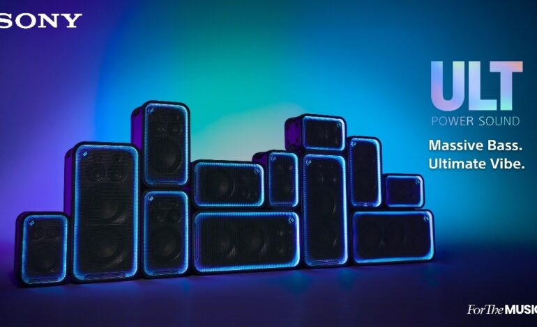 Sony expands ULT POWER SOUND range with three new party speakers
