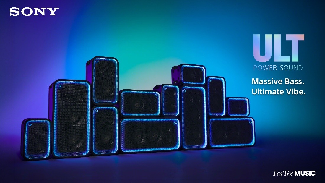 Sony expands ULT POWER SOUND range with three new party speakers